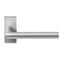 GPF Bouwbeslag RVS GPF1016.01R Toi deurkruk gatdeel op rechthoekig rozet RVS 70x32x10 mm rechtswijzend RVS geborsteld GPF1016090300-01