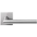 GPF Bouwbeslag RVS GPF1016.02R Toi deurkruk gatdeel op vierkant rozet RVS 50x50x8 mm rechtswijzend RVS geborsteld GPF1016090300-02