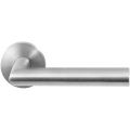 GPF Bouwbeslag RVS GPF1020.00R Mai deurkruk gatdeel op rond rozet RVS 50x8 mm rechtswijzend RVS geborsteld GPF1020090300-00