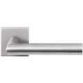 GPF Bouwbeslag RVS GPF1020.02R Mai deurkruk gatdeel op vierkant rozet RVS 50x50x8 mm rechtswijzend RVS geborsteld GPF1020090300-02
