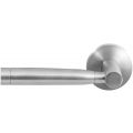 GPF Bouwbeslag RVS GPF1030.09-00L/R Puna deurkruk gatdeel op rond rozet RVS 50x8 mm links-rechtswijzend RVS geborsteld GPF1030090200-00