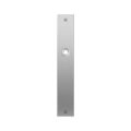 GPF Bouwbeslag RVS 1100.27L/R blind deurkruk gatdeel links-rechtswijzend plaatschild rechthoekig zonder veer 240x40x2 mm blind RVS geborsteld GPF110027200