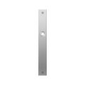 GPF Bouwbeslag RVS 1100.28L/R blind deurkruk gatdeel links-rechtswijzend plaatschild rechthoekig zonder veer 240x30x2 mm blind RVS geborsteld GPF110028200