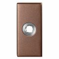 GPF Bouwbeslag Anastasius 1101.A2 L rechthoekig click rozet 70x32x10 mm linkswijzend Bronze blend GPF1101A20200