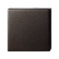 GPF Bouwbeslag Anastasius 1102.A1.0900 blinde vierkante rozet 50x50x8 mm Dark blend GPF1102A10900