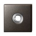 GPF Bouwbeslag Anastasius 1102.A1 vierkant click rozet 50x50x8 mm Dark blend GPF1102A10100