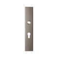 GPF Bouwbeslag Anastasius 1125.A3L PC55 deurkruk gatdeel linkswijzend langschild rechthoekig 218x40x8,5 mm PC55 Mocca blend GPF1125A30232