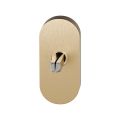 GPF Bouwbeslag PVD GPF1130.P4.0060 draaikiepmechanisme ovaal 65x30x12 mm met stift binnenzijde 65 mm PVD mat messing GPF1130P40060