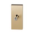 GPF Bouwbeslag PVD GPF1131.P4.0032 draaikiepmechanisme rechthoekig 65x30x12 mm met stift binnenzijde 32 mm PVD mat messing GPF1131P40032