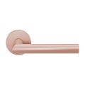 GPF Bouwbeslag Entree GPF115VRT2R L-haaks model 19 mm deurkruk gatdeel op rozet 53x6 mm rechtswijzend Blush GPF115VR0300T2