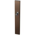 GPF Bouwbeslag Anastasius 1175.A2.432 XL PC55 langschild XL rechthoekig 282x40x8,5 mm PC55 met vastgelaste knopvastzetter Bronze blend GPF1175A20432