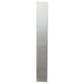 GPF Bouwbeslag RVS GPF1200.75 blind langschild XL rechthoekig 282x40x8,5 mm geheel blind RVS geborsteld GPF120075100