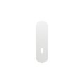 GPF Bouwbeslag ZwartWit GPF1210.62L/R BB56 kortschild gatdeel afgerond 169x46x8,5 mm zonder krukgat BB56 links-rechtsdraaiend wit GPF1210620201