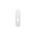 GPF Bouwbeslag ZwartWit GPF1210.62L/R PC55 kortschild gatdeel afgerond 169x46x8,5 mm zonder krukgat PC55 links-rechtsdraaiend wit GPF1210620232