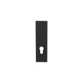 GPF Bouwbeslag ZwartWit GPF1215.61L/R PC72 kortschild gatdeel rechthoekig 169x46x8,5 mm zonder krukgat PC72 links-rechtsdraaiend zwart GPF1215610242