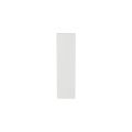 GPF Bouwbeslag ZwartWit GPF1215.62L/R blind kortschild gatdeel rechthoekig 169x46x8,5 mm geheel blind links-rechtsdraaiend wit GPF1215620200