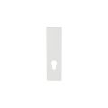 GPF Bouwbeslag ZwartWit GPF1215.62L/R PC72 kortschild gatdeel rechthoekig 169x46x8,5 mm zonder krukgat PC72 links-rechtsdraaiend wit GPF1215620242