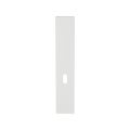 GPF Bouwbeslag ZwartWit GPF1225.62L/R BB56 langschild gatdeel rechthoekig 218x40x8.5 mm zonder krukgat BB56 links-rechtsdraaiend wit GPF1225620201