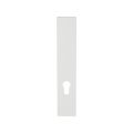 GPF Bouwbeslag ZwartWit GPF1225.62L/R PC72 langschild gatdeel rechthoekig 218x40x8.5 mm zonder krukgat PC72 links-rechtsdraaiend wit GPF1225620242