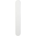 GPF Bouwbeslag ZwartWit GPF1270.62L/R blind langschild gatdeel XL afgerond 282x40x8,5 mm geheel blind links-rechtsdraaiend wit GPF1270620200