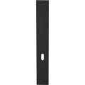 GPF Bouwbeslag ZwartWit GPF1275.61L/R BB56 langschild gatdeel XL rechthoekig 282x40x8,5 mm zonder krukgat BB56 links-rechtsdraaiend zwart GPF1275610201