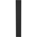 GPF Bouwbeslag ZwartWit GPF1275.61L/R blind langschild gatdeel XL rechthoekig 282x40x8,5 mm geheel blind links-rechtsdraaiend zwart GPF1275610200