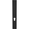 GPF Bouwbeslag ZwartWit GPF1275.61L/R PC55 langschild gatdeel XL rechthoekig 282x40x8,5 mm zonder krukgat PC55 links-rechtsdraaiend zwart GPF1275610232