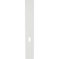 GPF Bouwbeslag ZwartWit GPF1275.62L/R BB56 langschild gatdeel XL rechthoekig 282x40x8,5 mm zonder krukgat BB56 links-rechtsdraaiend wit GPF1275620201