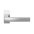 GPF Bouwbeslag RVS GPF1302.09-01 Zaki+ deurkruk op rechthoekig rozet RVS 70x32x10 mm RVS geborsteld GPF1302090100-01