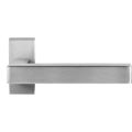 GPF Bouwbeslag RVS GPF1302.01R Zaki+ deurkruk gatdeel op rechthoekig rozet RVS 70x32x10 mm rechtswijzend RVS geborsteld GPF1302090300-01