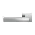 GPF Bouwbeslag RVS GPF1302.02L Zaki+ deurkruk gatdeel op vierkant rozet RVS 50x50x8 mm linkswijzend RVS geborsteld GPF1302090200-02