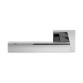 GPF Bouwbeslag RVS GPF1302.49-02L Zaki+ deurkurk gatdeel op vierkant rozet linkswijzend RVS gepolijst GPF1302490200-02