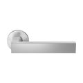 GPF Bouwbeslag RVS GPF1304.00 Tapu deurkruk op rond rozet 50x8 mm RVS geborsteld GPF1304090100-00