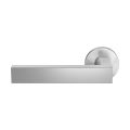 GPF Bouwbeslag RVS GPF1304.09.00L/R Tapu deurkruk gatdeel op rond rozet RVS 50x8 mm links-rechtswijzend RVS geborsteld GPF1304090200-00