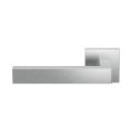 GPF Bouwbeslag RVS GPF1304.09.02L Tapu deurkruk gatdeel op vierkant rozet 50x8 mm linkswijzend RVS geborsteld GPF1304090200-02