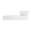 GPF Bouwbeslag ZwartWit GPF1304.62-02L Tapu deurkruk gatdeel op vierkant rozet 50x8 mm linkswijzend wit GPF1304620200-02