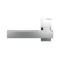 GPF Bouwbeslag RVS GPF1307.01L Toro+ deurkruk gatdeel op rechthoekig rozet RVS 70x32x10 mm linkswijzend RVS geborsteld GPF1307090200-01