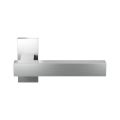 GPF Bouwbeslag RVS GPF1307.01R Toro+ deurkruk gatdeel op rechthoekig rozet RVS 70x32x10 mm rechtswijzend RVS geborsteld GPF1307090300-01