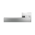 GPF Bouwbeslag RVS GPF1307.02L Toro+ deurkruk gatdeel op vierkant rozet RVS 50x50x8 mm linkswijzend RVS geborsteld GPF1307090200-02