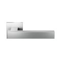 GPF Bouwbeslag RVS GPF1307.02R Toro+ deurkruk gatdeel op vierkant rozet RVS 50x50x8 mm rechtswijzend RVS geborsteld GPF1307090300-02