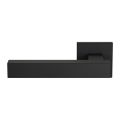 GPF Bouwbeslag ZwartWit GPF1307.61-02L Toro+ deurkruk gatdeel op vierkant rozet 50x50x8 mm linkswijzend zwart GPF1307610200-02