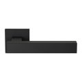 GPF Bouwbeslag ZwartWit GPF1307.61-02R Toro+ deurkruk gatdeel op vierkant rozet 50x50x8 mm rechtswijzend zwart GPF1307610300-02