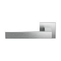 GPF Bouwbeslag RVS GPF1308.09-02L Zika deurkruk gatdeel op vierkant rozet geborsteld 50x50x8 mm linkswijzend RVS geborsteld GPF1308090200-02