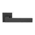 GPF Bouwbeslag ZwartWit GPF1308.61-02 Zika deurkruk op vierkant rozet 50x50x8 mm zwart GPF1308610100-02
