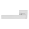 GPF Bouwbeslag ZwartWit GPF1308.62-02L Zika deurkruk op vierkant rozet 50x50x8 mm linkswijzend wit GPF1308620200-02