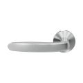 GPF Bouwbeslag RVS GPF1310.09-00L/R Taka deurkruk gatdeel op rond rozet RVS 50x8 mm links-rechtswijzend RVS geborsteld GPF1310090200-00