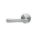 GPF Bouwbeslag RVS GPF1312.09-05L Pake deurkruk gatdeel op rond rozet 50x6 mm linkswijzend RVS geborsteld GPF1312090200-05