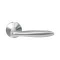 GPF Bouwbeslag RVS GPF1314-00 Rangi deurkruk op rond rozet 50x8 mm RVS geborsteld GPF1314090100-00