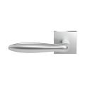 GPF Bouwbeslag RVS GPF1314-02L Rangi deurkruk gatdeel op vierkant rozet 50x8 mm linkswijzend RVS geborsteld GPF1314090200-02
