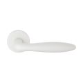 GPF Bouwbeslag ZwartWit GPF1314.62-00 Rangi deurkruk op rond rozet 50x8 mm wit GPF1314620100-00